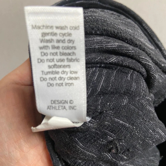 Athleta marbled high waisted leggings with side/ back pockets Sz S - Picture 7 of 11